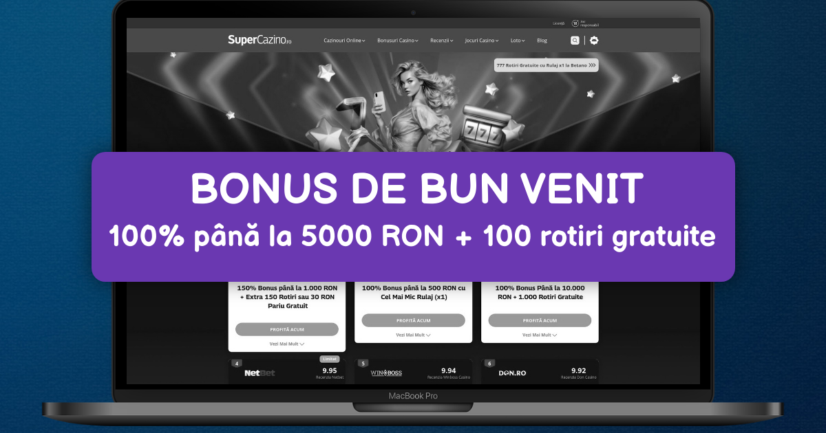 Super Cazino - Jocuri Slot Online cu Bonus în România