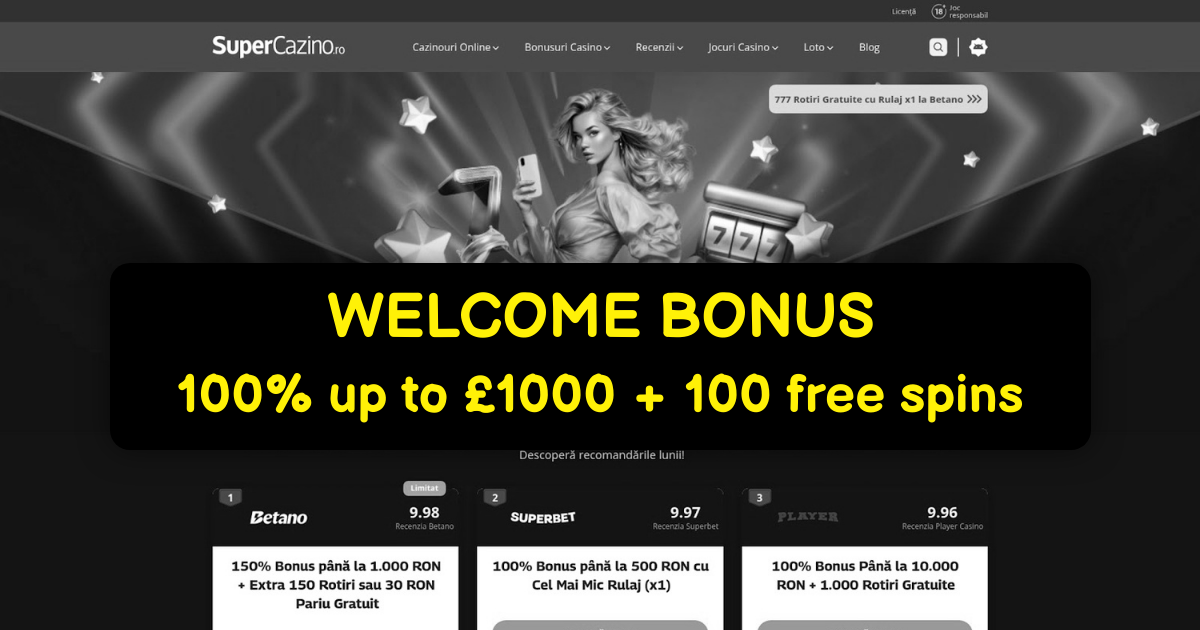 Super Cazino - Online Slots with Bonuses in the UK